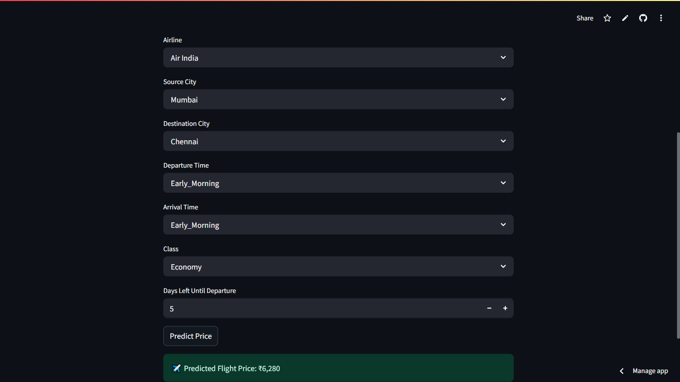 Flight Price Predictor